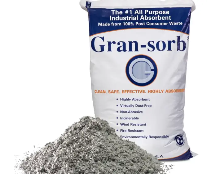 Oil-Dri Quick-Sorb Granular clay absorbent fine cut, 441290