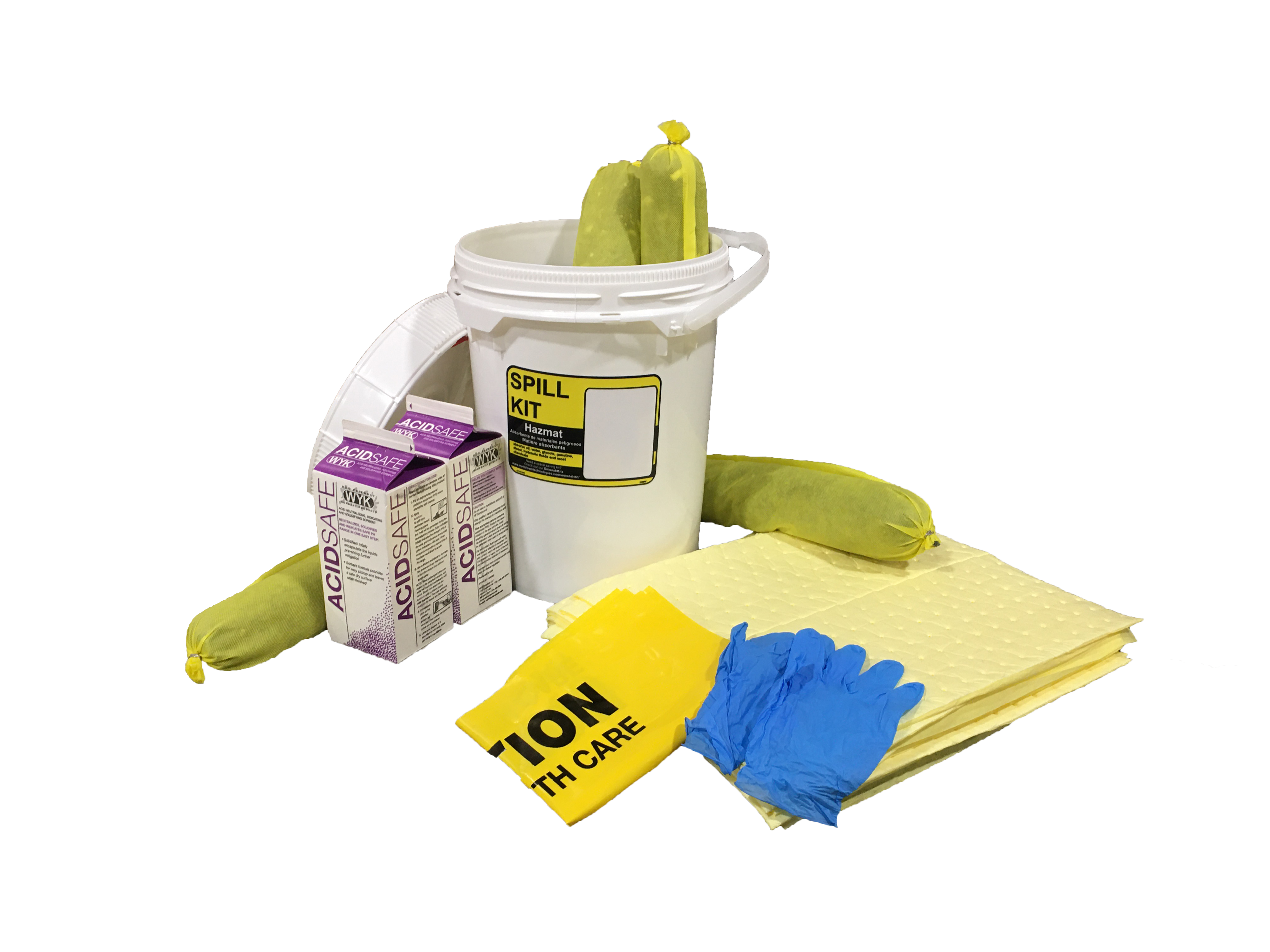 Hazmat - acid-bucket spill kit
