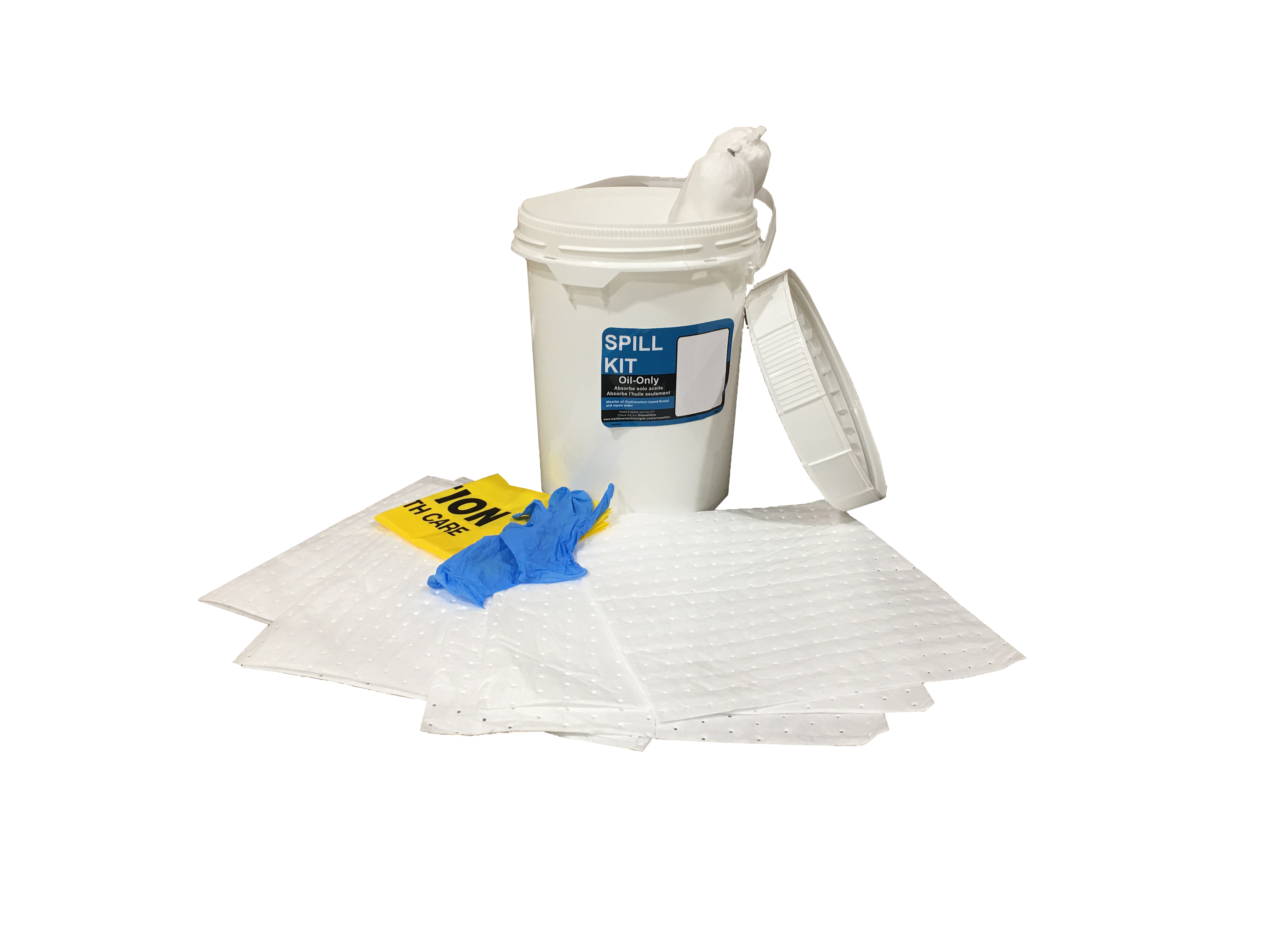 oil-only bucket spill kit