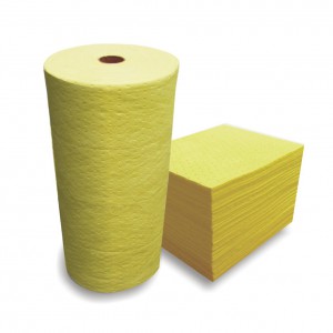 yellow hazmat pads and rolls